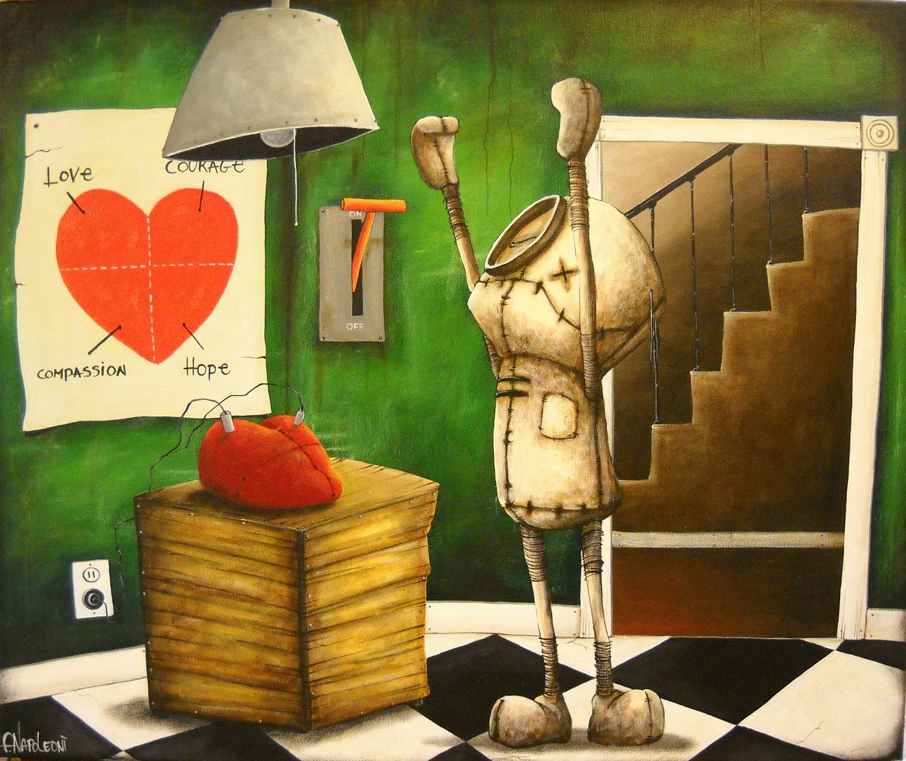 Fabio Napoleoni Keeping Hope Alive (Original) (Gallery Wrapped)